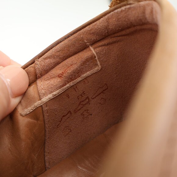 Hotter Sweet Women's Mary Jane Flats Size 11 Brown Leather Slip On Comfy Shoe - Picture 11 of 14